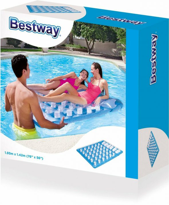 MATERASSINO CLASSICO 36 FORI CM.193x142 BESTWAY 43055