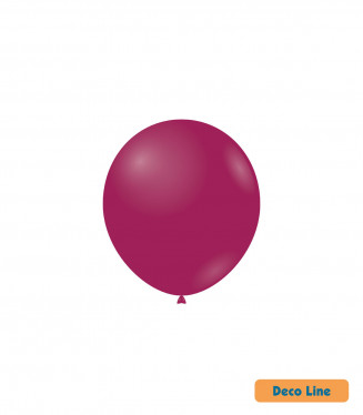 PALLONCINI DECO LINE PROFES. PASTELLO 5 POLLICI CM.13 CONF.100PZ. MAGENTA 218