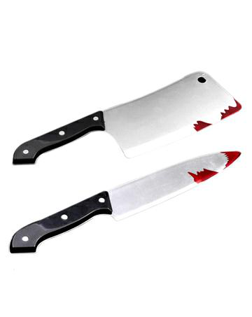 ARMI COLTELLO O MANNAIA CON SANGUE CM.30