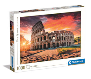 PUZZLE 1000 ROMAN SUNSET COLOSSEO 39822 CLEMENTONI