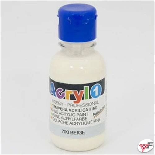 TEMPERA ACRILICA IN FLACONE DA 125ML. BEIGE PRIMO