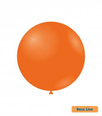 PALLONCINI DECO LINE PROFES. PASTELLO 18 POLLICI CM.46 CONF.20PZ. ARANCIONE MAND