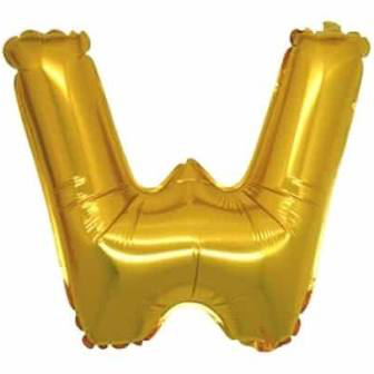 PALLONCINO MYLAR  LETTERA oro W cm.102 D.40 BIGPARTY
