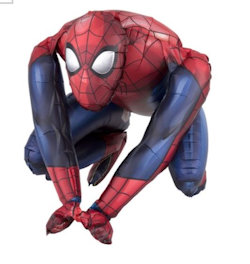 SPIDERMAN PALLONCINO MYLAR SAGOMA INGINOCCHIATO CM.38x38 BIGIEMME