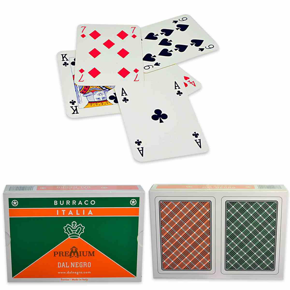 CARTE DA GIOCO BURRACO ITALIA DAL NEGRO