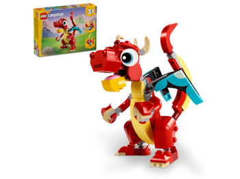 LEGO CREATOR DRAGO ROSSO 31145