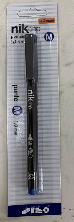 PENNARELLO NIKOFFICE PUNTA M BLU SU BLISTER