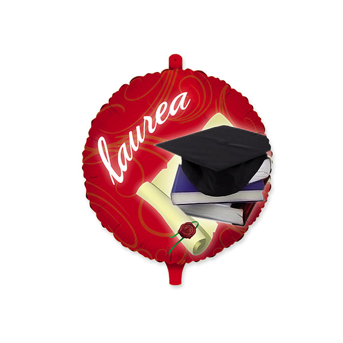 LAUREA PALLONCINO MYLAR CM.45 TONDO BIGPARTY