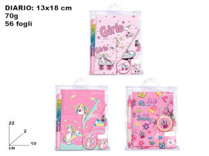 GIOCO DIARIO SEGRETO CON PENNA CM.19x21 MAZ