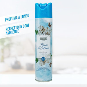DEODORANTE AMBIENTE SRAY IRGE 300ML. FIORI DI COTONE