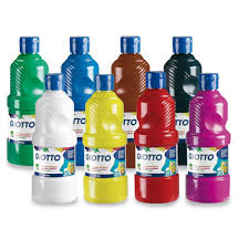 TEMPERA ACRILICA IN FLACONE DA 250ML. ARGENTO GIOTTO