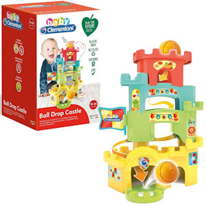 PRIME ATTIVITA' CASTELLO FUN CASTLE ROLL AND DROP 10-36 MESI 17226 CLEMENTONI