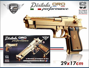 ARMI PISTOLA A PALLINI  ORO CM.29x17 PLAYMORE