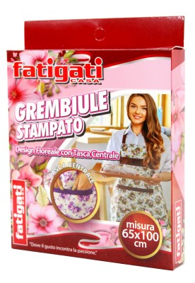 GREMBIULE DA CUCINA CM.65x100 STAMPATO FATIGATI