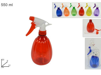 SPRUZZINO IN PLASTICA A CONCHIGLIA 500ML. COLOR DUESSE