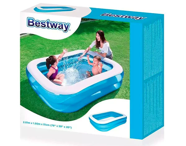 PISCINA GONFIABILE N RETTANGOLARE CM.201x150x51 BESTWAY 54005