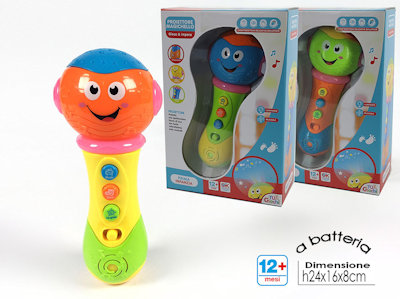 PROIETTORE MICROFONO MAGICHELLO LUCI E SUONI 122206 GENERAL