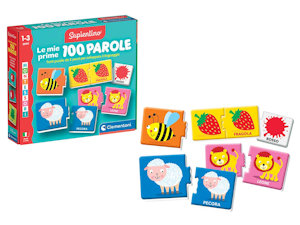 SAPIENTINO MONTESSORI LE MIE PRIME 100 PAROLE 1-3 ANNI 16851 CLEMENTONI