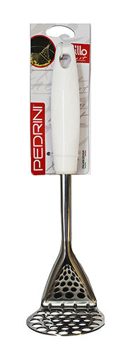 UTENSILE MESTOLO SCHIACCIAPATATE IN ACCIAIO 0373 PEDRINI