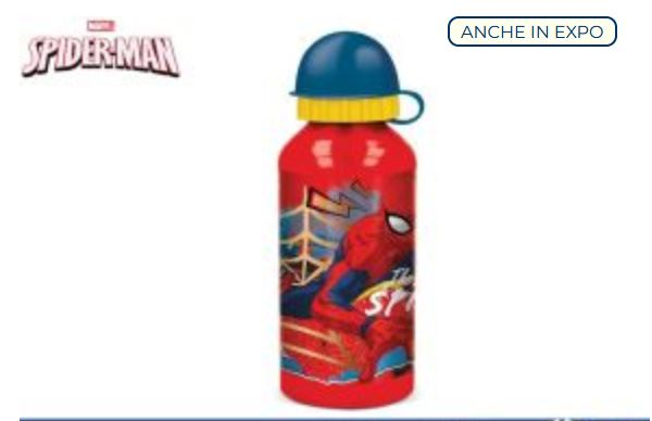 SPIDERMAN BORRACCIA IN ALLUMINIO ML.400 EOLD.