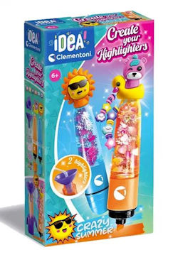 CREA IDEA PERSONALIZZA IL TUO EVIDENZIATORE KIT 2 PENNE CRAZY SUMMER 18130 CLEME