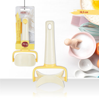 RULLO TAGLIABISCOTTI ROTOLANTI CM.16 CREAM 956042 IDEA'S