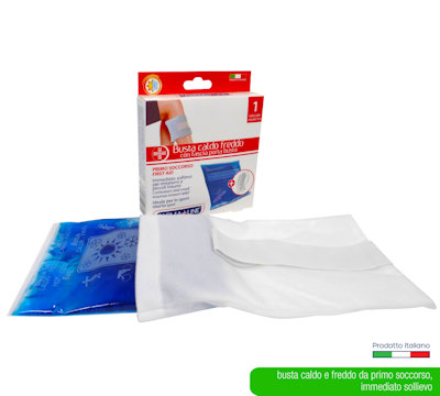 MEDICAZIONE BUSTA GEL CALDO/FREDDO CON FASCIA PORTA BUSTA FARMALINE