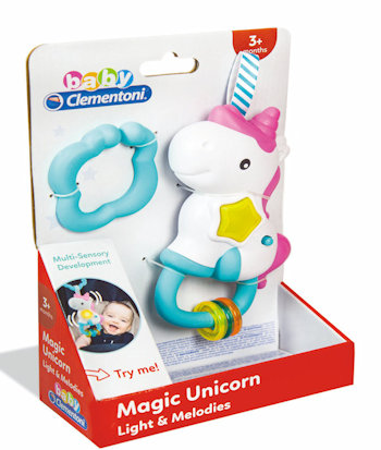 SONAGLINO UNICORNO INTERATTIVO MAGIC UNICORN 3+ MESI 17333 CLEMENTONI
