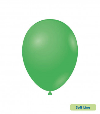 PALLONCINI 12 POLLICI CM.30 VERDE 133 PASTELLO CONF.50PZ. SOFTLINE