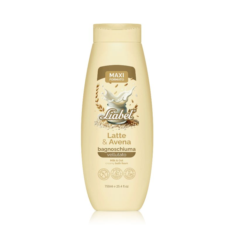 BAGNOSCHIUMA 750ML. LIABEL LATTE E AVENA VELLUTATO