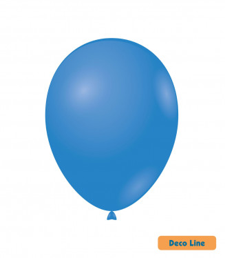 PALLONCINI DECO LINE PROFES. PASTELLO 12 POLLICI CM.30 CONF.50PZ. BLU COBALTO