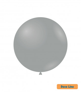 PALLONCINI DECO LINE PROFES. PASTELLO 18 POLLICI CM.46 CONF.20PZ. GRIGIO ANTRACI