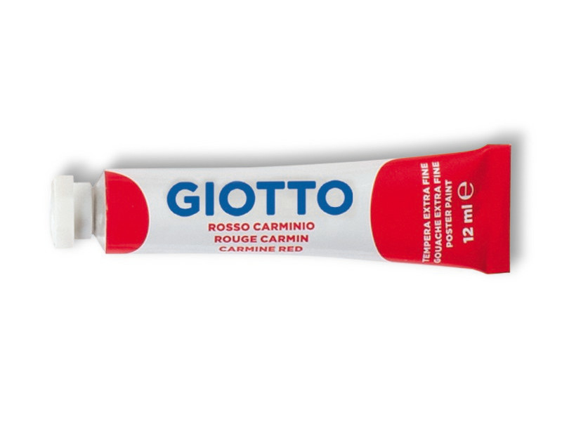 TEMPERA IN TUBETTO 12ML. 09 ROSSO CARMINIO GIOTTO PEZZI 6