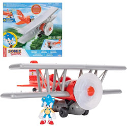 SONIC 2 MOVIE PERSONAGGIO CON AEREO BIPLANO 423284