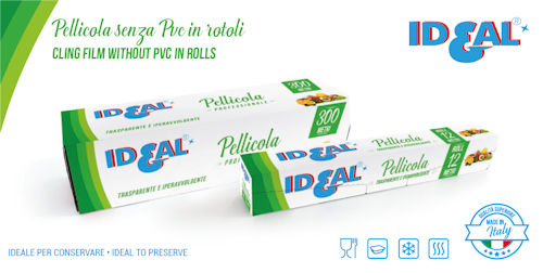 CARTA PELLICOLA PER ALIMENTI 50MT. IDEAL