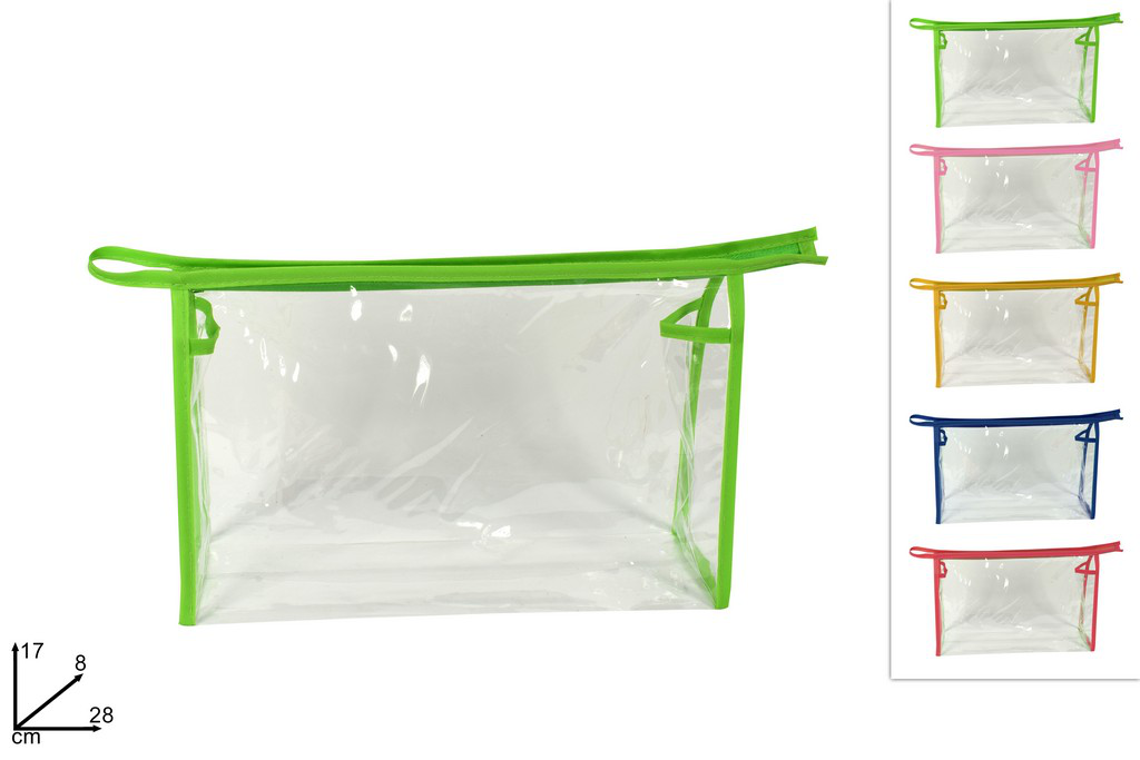 BUSTINA BEAUTY CM.28x18 IN PVC TRASPARENTE DUESSE