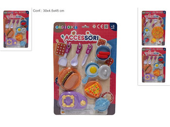 BLISTER F. CUCINA CON ACCESSORI CM.30x45 CIGIOKI
