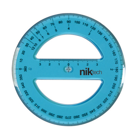 GONIOMETRO IN PLASTICA 360° NIKOFFICE
