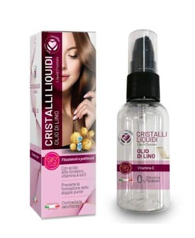 MAKE UP CRISTALLI LIQUIDI PER CAPELLI 50ML. OLIO DI LINO SETABLU