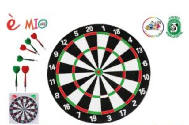 GIOCO TIRO AL BERSAGLIO CON 6 FRECCETTE CM.D.41 EOLD.