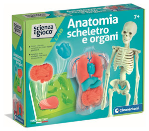 SCIENZA E GIOCOANATOMIA SCHELETRO E ORGANI 7+ ANNI 19414 CLEMENTONI