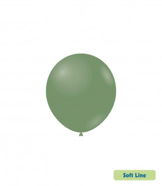 PALLONCINI 5 POLLICI CM.13 CONF.100PZ. VERDE EUCALIPTO 142 SOFTLINE