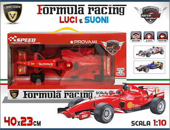 AUTO MODELLO F1 LUCI E SUONI A FRIZIONE CM.40 PLAYMORE