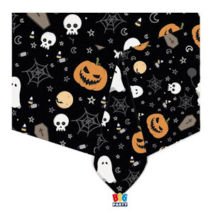 HALLOWEEN ACCESSORI FESTA TAVOLA TOVAGLIA IN PLASTICA CM.140x270 BIGPARTY