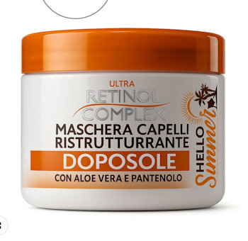 PROTEZIONE CORPO RETINOL MASCHERA PER CAPELLI DOPOSOLE RISTRUTTURANTE  400ML.