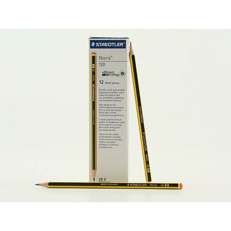 MATITA GRADUATA STAEDTLER 120 NORIS N0 2B pezzi 12