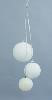 APPENDINI PENDENTE BIANCO 3 SFERE CM.110 EURONATALE