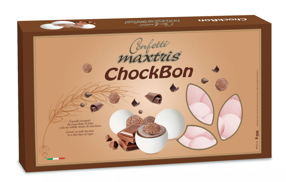 CONFETTI MAXTRIS CIOCOFANTASY CHOCH BON 900gr. ROSA CEREALI RICOPERTI DI CIOCC