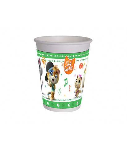 44 GATTI BICCHIERI IN PLASTICA ML.200 CONF. 8PZ.