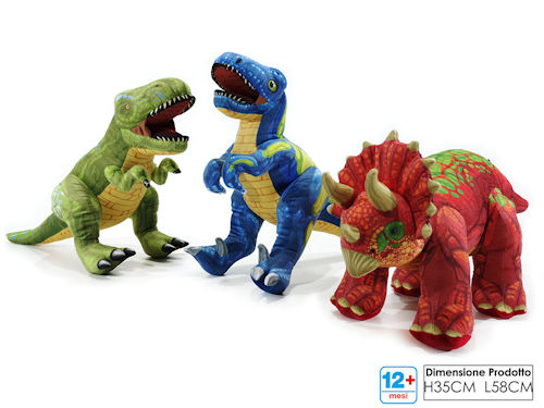ANIMALI DINOSAURI MORBIDI CM.35 721700 GENERAL